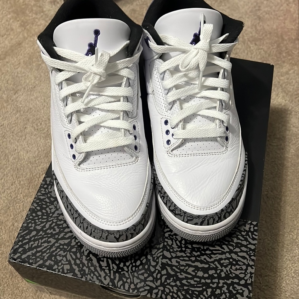 Air Jordan 3 retro Dark iris size 8.5 men’s